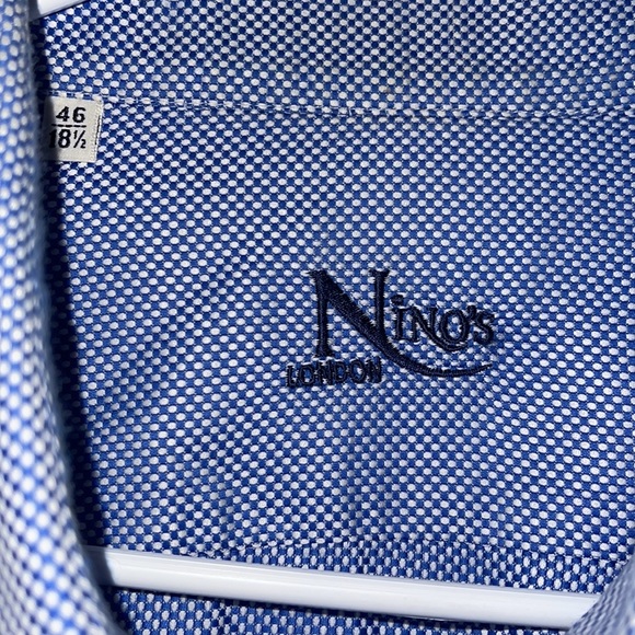 Ninos London Button Up Shirt Size 46 - Picture 2 of 3